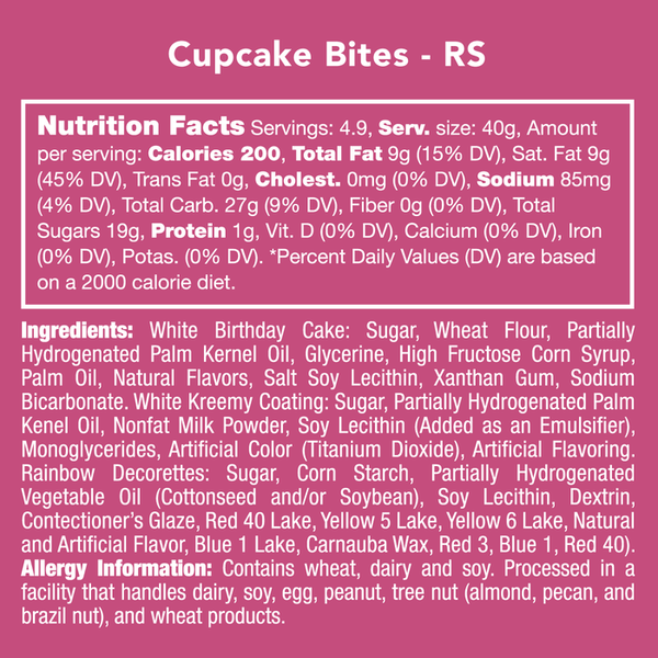 Cupcake Bites | Small