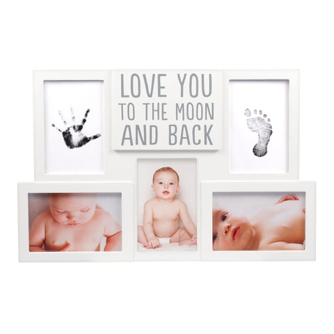 Love you to the Moon and Back Babyprints Collage Photo Frame