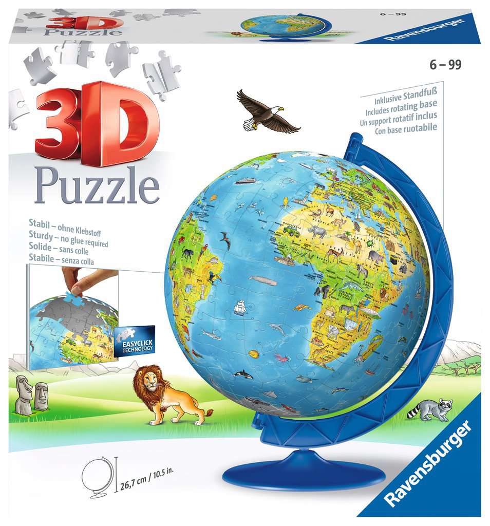 Children's World Globe_3D 180 pc Puzzle
