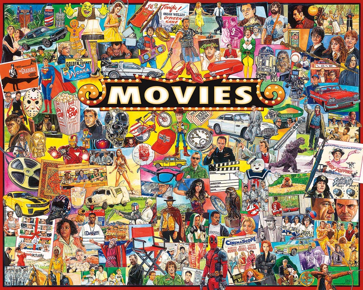 The Movies - 1000 Piece Jigsaw Puzzle