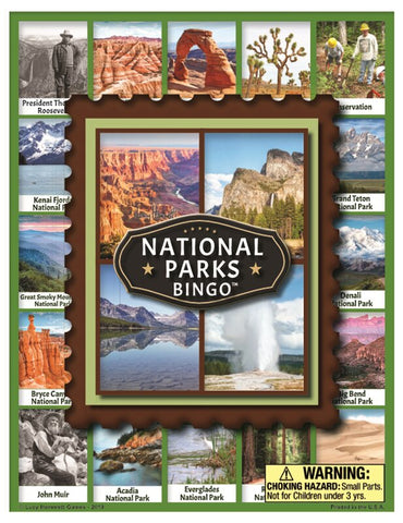 BINGO NATIONAL PARKS